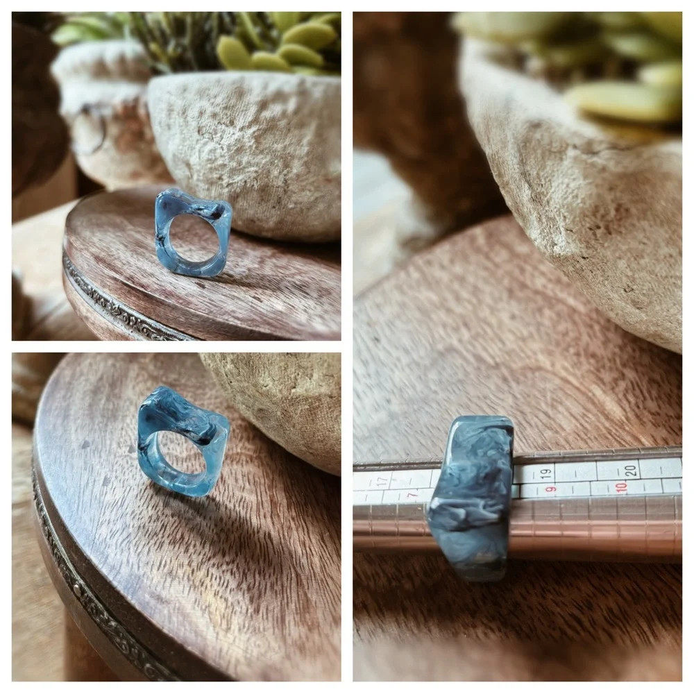 Ring Lucite Swirl